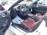 2011 Nissan 370Z Sport Touring Roadster Wine Interior