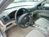 2007 Hyundai Sonata SE V6 Beige Interior