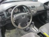 2002 Honda Civic EX Sedan Gray Interior