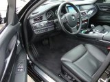 2009 BMW 7 Series 750i Sedan Black Nappa Leather Interior