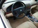 2001 BMW 5 Series 540i Sport Wagon Sand Beige Interior