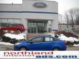 2011 Blue Flame Metallic Ford Fiesta SE Sedan #41533771