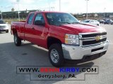 2011 Victory Red Chevrolet Silverado 2500HD Extended Cab 4x4 #41534442