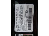 2007 G Color Code for Black Obsidian - Color Code: KH3