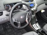 2011 Hyundai Elantra Limited Gray Interior