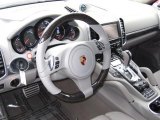 2011 Porsche Cayenne Turbo Platinum Grey Interior