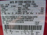2009 Ranger Color Code for Redfire Metallic - Color Code: G2