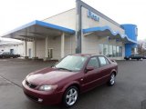 Garnet Red Mica Mazda Protege in 2003