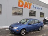 2005 French Blue Metallic Ford Focus ZX4 SE Sedan #41631482