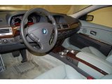 2004 BMW 7 Series 745Li Sedan Basalt Grey/Stone Green Interior