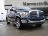 2008 Patriot Blue Pearl Dodge Ram 1500 Big Horn Edition Quad Cab 4x4 #41631987