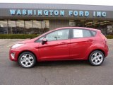 2011 Red Candy Metallic Ford Fiesta SES Hatchback #41631783
