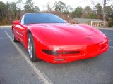 Torch Red Chevrolet Corvette in 2002