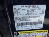 2010 F150 Color Code for Dark Blue Pearl Metallic - Color Code: DX