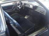 1986 Oldsmobile Cutlass Supreme Coupe Dark Blue Interior