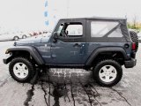 2007 Steel Blue Metallic Jeep Wrangler Rubicon 4x4 #41700707