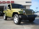 2008 Rescue Green Metallic Jeep Wrangler X 4x4 Right Hand Drive #41701035