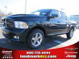 2011 Hunter Green Pearl Dodge Ram 1500 Sport Crew Cab #41743205