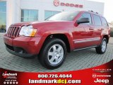 2010 Inferno Red Crystal Pearl Jeep Grand Cherokee Laredo #41743212