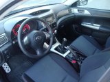 2009 Subaru Impreza WRX Sedan Carbon Black Interior