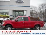 2011 Red Candy Metallic Ford F150 XLT SuperCab 4x4 #41743098