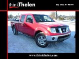 2007 Red Alert Nissan Frontier SE Crew Cab 4x4 #41743675