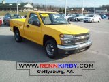 2007 Yellow Chevrolet Colorado Work Truck Regular Cab #41791331