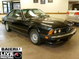 1986 BMW 6 Series Black