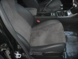 2008 Subaru Impreza WRX STi Carbon Black/Graphite Gray Alcantara Interior