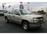 2003 Light Pewter Metallic Chevrolet Silverado 1500 Extended Cab 4x4 #41790982