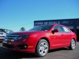 2011 Red Candy Metallic Ford Fusion SE V6 #41790798