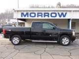 2007 Black Chevrolet Silverado 1500 LT Extended Cab 4x4 #41865742