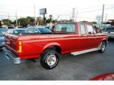 1992 Ford F150 Electric Current Red Pearl