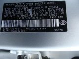 2008 Camry Color Code for Classic Silver Metallic - Color Code: 1F7
