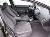 2008 Honda Civic LX Sedan Black Interior