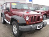 2007 Red Rock Crystal Pearl Jeep Wrangler X 4x4 #41866389