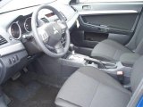 2011 Mitsubishi Lancer Sportback ES Black Interior