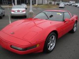 1992 Bright Red Chevrolet Corvette Coupe #41866143