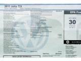 2011 Volkswagen Jetta TDI Sedan Window Sticker
