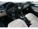2011 Volkswagen Jetta TDI Sedan Cornsilk Beige Interior