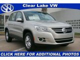 2011 White Gold Metallic Volkswagen Tiguan S #41866525