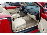 2006 Volkswagen New Beetle 2.5 Convertible Cream Interior