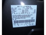 2007 MKX Color Code for Alloy Grey Metallic - Color Code: G5