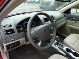 2011 Ford Fusion SEL V6 AWD Medium Light Stone Interior