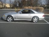 Brilliant Silver Metallic Mercedes-Benz SL in 2002