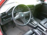 1989 BMW 3 Series 325i Convertible Black Interior