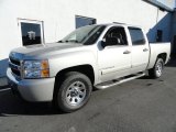 2008 Silver Birch Metallic Chevrolet Silverado 1500 LT Crew Cab 4x4 #41934497