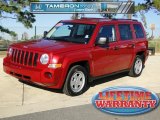 2009 Inferno Red Crystal Pearl Jeep Patriot Sport #41935211