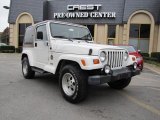1999 Stone White Jeep Wrangler Sahara 4x4 #41934991
