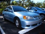 2003 Opal Silver Blue Metallic Honda Civic Hybrid Sedan #42001369